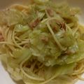 ひろこ：−）'s cooksnap of when they made 残りスープを使って♪お手軽ランチパスタ.