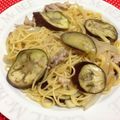 akichan☆♪'s cooksnap of when they made ナスと豚肉のパスタ.