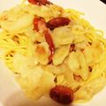 たぴおか猫's cooksnap of when they made ポテトとウィンナーのクリームパスタ.