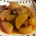 yam5656's cooksnap of when they made ★とろっと柔らか！牛すじの甘辛煮★.