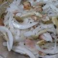 ゆずゆずゆずマン's cooksnap of when they made 新玉ねぎしめじベーコンの☆粒マスサラダ★.