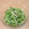 mik328's cooksnap of when they made 水菜とベーコンのシャキシャキサラダ.