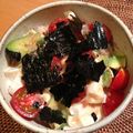 ckky's cooksnap of when they made アボガドと豆腐のマヨ味噌だれ丼.