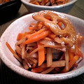 鮎めし♀'s cooksnap of when they made 簡単☆定番　きんぴらごぼう.