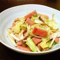 まゆみこ☆'s cooksnap of when they made ダシダで・野菜炒め(スパム入り).