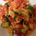 KMTI's cooksnap of when they made 卵とトマトのバジル炒め.