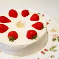 チョギィママ's cooksnap of when they made 春のティータイムに苺のエンジェルケーキ.