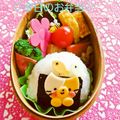 みうきー's cooksnap of when they made キャラ弁＊丸い型抜きで簡単♬ネコちゃん.