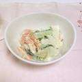マキノスケ's cooksnap of when they made キュウリと大根のカニカマわさびマヨ和え.