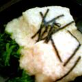 ユーロン's cooksnap of when they made 居酒屋風。豆腐ステーキとろろがけ.