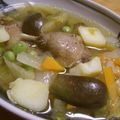 marilin36's cooksnap of when they made 鴨と茄子と葱のスープ.