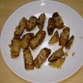 abeman's cooksnap of when they made ■さつま芋の肉巻きチーズ焼き■.