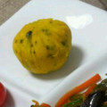 まぁらら's cooksnap of when they made 皮丸ごと！お弁当に冷凍かぼちゃの茶巾.