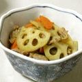 sakura928's cooksnap of when they made レンコンと豚肉のきんぴら.