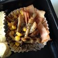 といちゃんの嫁's cooksnap of when they made ☆しめじとベーコンのコーンバター☆弁当♪.