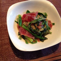 2key's cooksnap of when they made まぐろとわけぎ、わかめのぬた.