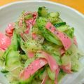 ちーまぐ's cooksnap of when they made 新玉ねぎ&胡瓜&ビアハムのマリネ～✴.