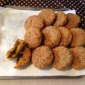 よこぽんママ's cooksnap of when they made 簡単おいしい☆かぼちゃの揚げ胡麻団子.