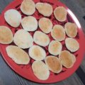 トニ助★'s cooksnap of when they made 離乳食☆米粉deもっちりパンケーキ.