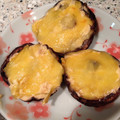 あき0304's cooksnap of when they made あっという間の★しいたけマヨチーズ焼き.