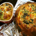 ハナレ's cooksnap of when they made きのことほうれん草のキッシュ.
