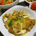ハナレ's cooksnap of when they made ママのカツ丼.