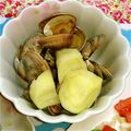 みゆwaco 's cooksnap of when they made ジャガイモ入れて〜☆アサリの酒蒸し.