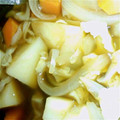 ありりんちょ's cooksnap of when they made 新じゃがと新玉ねぎと春キャベツの煮物.