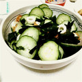 ﾎﾞﾝﾎﾞﾔｰｼﾞｭ's cooksnap of when they made 簡単 きゅうりとワカメの酢の物.