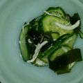 たんとひろろろ's cooksnap of when they made ﾜｶﾒとｷｭｳﾘの酢の物.