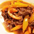 wacco's cooksnap of when they made 牛肉とパプリカの焼肉風炒め.