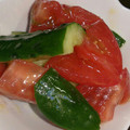 しもつまつもし's cooksnap of when they made きゅうりとトマトのマリネ.