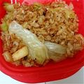hijilas's cooksnap of when they made レタスチャーハン.