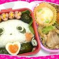 さちゅママ's cooksnap of when they made たれぱんだ☆弁当（キャラ弁）.