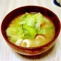 yuka119's cooksnap of when they made 今だけ！新玉＆春きゃべつのお味噌汁.