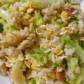 waco☺'s cooksnap of when they made ♡春キャベツのチャーハン♡.