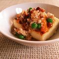 くろりんm's cooksnap of when they made 簡単★くずし豆腐の鶏そぼろあんかけ.