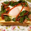 大魔女's cooksnap of when they made ベーコン＆とろけるチーズのせ目玉焼き.