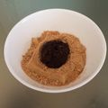 はらぺこきてぃ's cooksnap of when they made レンジですぐ！きなこ餅　あんこ添え.