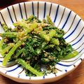 YUKIKI☆'s cooksnap of when they made 大人の味☆春菊のごまあえ.