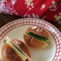 まあゆりんりん's cooksnap of when they made 簡単☆ロールパンのハム＆チーズのサンド.
