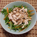 Ｌulu＊'s cooksnap of when they made ささみと水菜のサラダ.