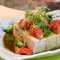 よっしゃん's cooksnap of when they made ダイエットにお豆腐のバジルトマトサラダ♪.