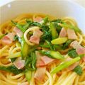 たまごかあさん's cooksnap of when they made 大根っ葉パスタ♪.