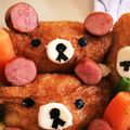 ひなりんがあらわれた's cooksnap of when they made いなり寿司 リラックマ弁当.