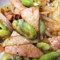 シナニコ's cooksnap of when they made そらまめとベーコンのバター炒め♪.