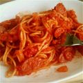 ぴんりか's cooksnap of when they made トマト缶で１０分パスタ！！.