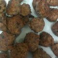 あずき100パー's cooksnap of when they made 餡ドーナツ？HMと小豆缶混ぜるだけ.