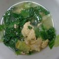 さっちゃん３２'s cooksnap of when they made レタスとパルメザンチーズ入り卵のスープ.