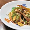 1646's cooksnap of when they made ピーちく♦きんぴら.